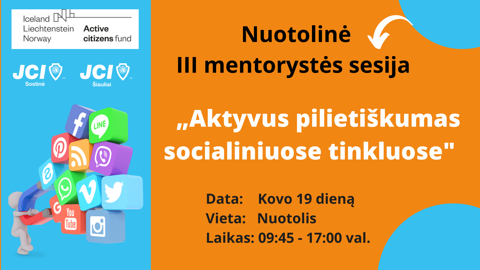 JCI kviečia jaunuosius lyderius į trečiąją mentorystės sesiją