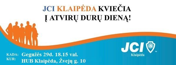 JCI Klaipėda kviečia į atvirų durų dieną