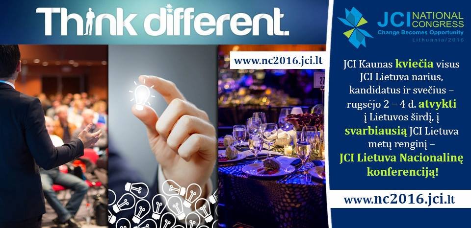 JCI Lietuva Nacionalinė Konferencija 2016