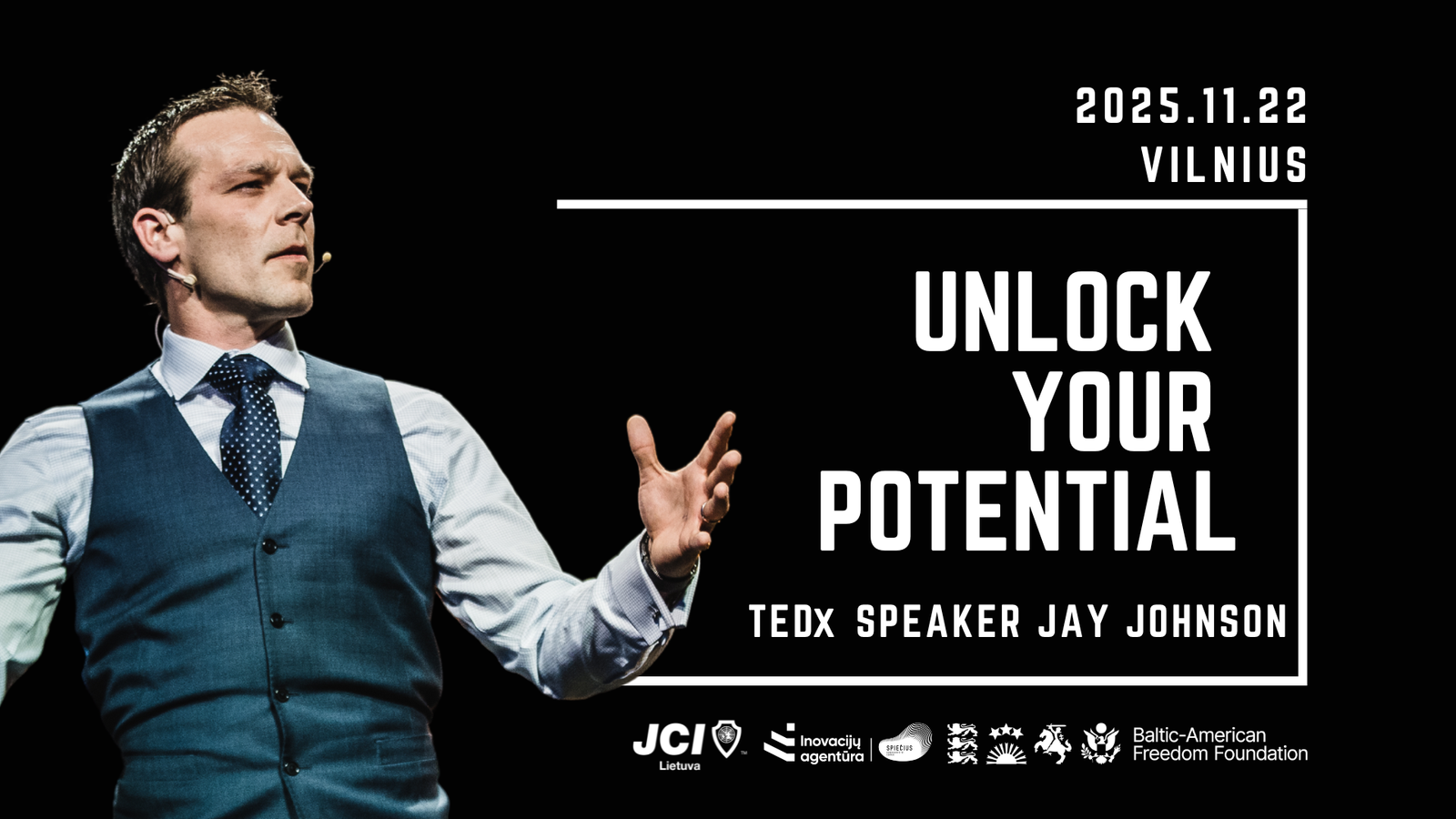TEDx speaker Jay Johnson: Unlock Your Potential Workshop